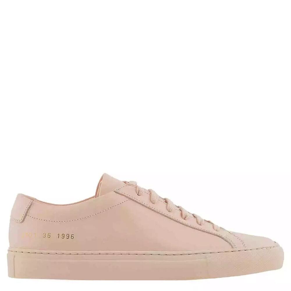 Common Projects Ladies Apricot Achilles Low-Top Sneakers
